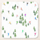 Recherche de papier dessous de verres Ski