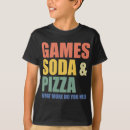 Recherche de gamer enfant tshirts Pizza