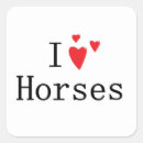 Recherche de amants de cheval autocollants J'aime des chevaux
