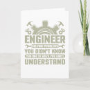 Recherche de ingénieur vœux cartes Nerd geek
