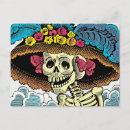 Recherche de crânes de sucre cartes postales Calavera