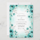 Recherche de aigue marine invitations Floral