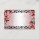 Recherche de bourgeon floraux cartes visite Aquarelle