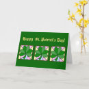 Recherche de trèfle vœux cartes Feuille de trèfle