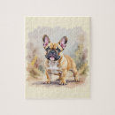 Recherche de le bouledogue puzzles Frenchie