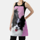 Recherche de chien blanc tabliers Noir et blanc