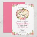 Recherche de citrouille mignon invitations Rose