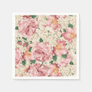 Recherche de vintage floral serviettes Botanique