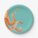 Recherche de de poulpe assiettes Plage