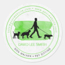Recherche de assise autocollants Marcheur de chiens