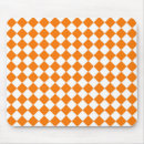 Recherche de orange et blanc tapis souris Géométrique