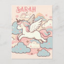Recherche de licorne cartes postales Conte de fées