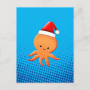 Zoek naar octopus cartoon briefkaarten Zee