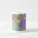 Recherche de visage abstrait tasses Coloré