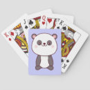 Recherche de jeu panda de jeux de cartes Kawaii