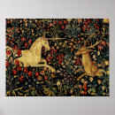 Recherche de tapisserie médiévale posters Licorne