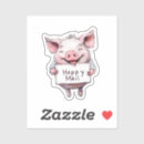 Recherche de porc heureux autocollants Adorable