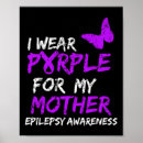 Recherche de epilepsie posters Violet