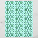 Recherche de paix verte Motif
