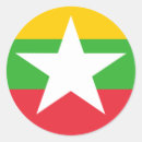 Recherche de myanmar autocollants Drapeau du myanmar