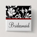 Recherche de mariage rouge et blanc badges Fleurs