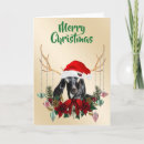 Recherche de chèvre noël cartes Chapeau santa