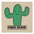Zoek naar grappige cactus kunst Schattig