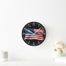 Recherche de drapeau américain rond horloges Fête de l'indépendance