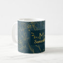 Recherche de noir bleu turquoise tasses Élégant