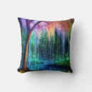 Recherche de forêt magique coussins Coloré