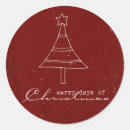 Recherche de timbre rouge autocollants Joyeux