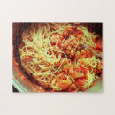 Recherche de pâtes italiennes puzzles Spaghetti
