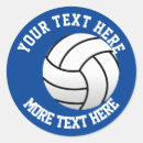 Recherche de joueur de volleyball autocollants Balle