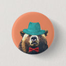 Recherche de animaux drôles badges Pour enfants