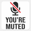 Recherche de conférence autocollants Tu es muet