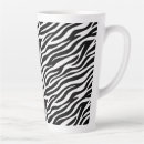 Recherche de rayures de zèbre tasses Motif