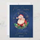 Recherche de retro santa christmas vœux cartes Élégant