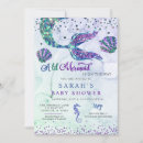 Recherche de violet baby shower invitations Élégant