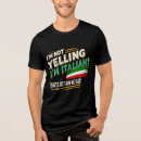 Recherche de fierté italienne tshirts Je ne hurle pas
