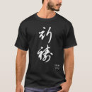 Recherche de caractère chinois tshirts Calligraphie