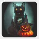 Recherche de mauvais chat autocollants Sorcière