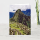 Recherche de picchu de machu vœux cartes Andes