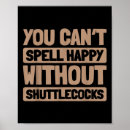 Zoek naar badminton speler posters Racket