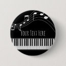 Recherche de notes musicales badges Piano
