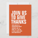 Recherche de jour de thanksgiving invitations Moderne