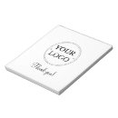 Recherche de votre propre logo entreprise bloc notes Moderne