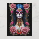 Recherche de sugar skull cartes postales Jour des morts