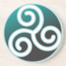 Recherche de nouvel âge dessous de verres Celtique