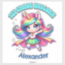 Zoek naar leuke eenhoorns stickers Roze