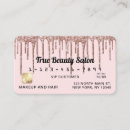 Recherche de rose pastel cartes visite Customer